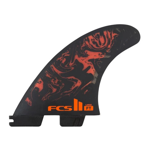 FCS II FT PC MED BLK/RED TRI MEDIUM FINS (FFTM-PC05-MD-TS-R) 3 FCS II FT PC MED BLK/RED TRI MEDIUM FINS (FFTM-PC05-MD-TS-R)