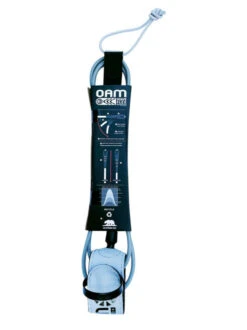 OAM 6' REGULAR MISSION ULTRALIGHT LEASH -Dakine Shop oam mission leash 5 5 comp grey back 3e073223 7fad 4343 a792 a4273552a974 92916.1675878687