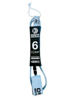 OAM 6'0 COMP MISSION ULTRALIGHT LEASH -Dakine Shop oam mission leash 6 comp grey front 99134.1675878686